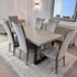 Felicity 6 Seater Dining Table - Grey White