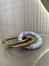 Brass & Marble Triple Ring