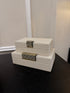 Cream Leather Dimple Box Set