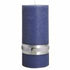 Navy Pillar Candle