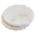 Kindia Set of 4 White Marble Rustic Edge Coasters