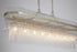 Lola 8 Light Oval Pendant - Gold & Clear Glass