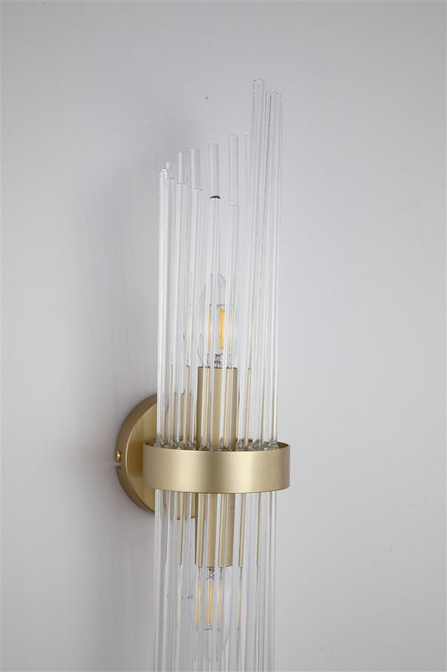 Lola 2 Light Wall Light - Gold