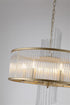 Lola 6 Light Pendant - Gold & Clear Glass