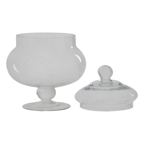 Olivia Clear Glass Candy Storage Jar