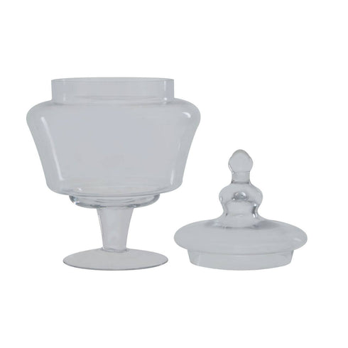 Olivia Clear Glass Candy Storage Jar