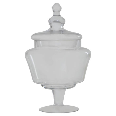 Olivia Clear Glass Candy Storage Jar