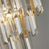 Classy 5 Light Flush - Chrome & Clear, Smoke & Amber Glass