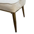 Blake Gold & Off White Dining Chair