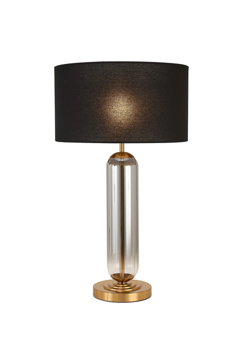 Harlem Brass & Smoke Table Lamp