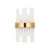 Kade Wall Light Brass - Clear Glass