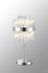 Kade Table Lamp Nickel - Clear Glass