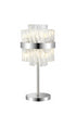 Kade Table Lamp Nickel - Clear Glass