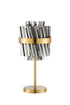 Kade Table Lamp Brass - Smoked Glass
