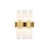 Kade Wall Light Brass - Clear Glass