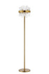 Kade Floor Lamp Brass - Clear Glass