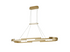 Alic Gold Sphere Ceiling Light