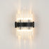 Kade Wall Light Satin Black - Clear Glass