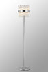 Kade Floor Lamp Nickel - Clear Glass