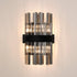 Kade Wall Light Satin Black - Smoked Glass