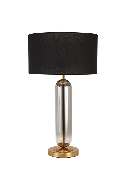 Harlem Brass & Smoke Table Lamp