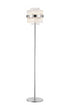 Kade Floor Lamp Nickel - Clear Glass