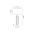 Harlem Brass & Smoke Table Lamp