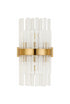 Kade Wall Light Brass - Clear Glass