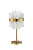 Kade Table Lamp Brass - Clear Glass