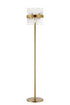 Kade Floor Lamp Brass - Clear Glass