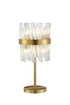 Kade Table Lamp Brass - Clear Glass