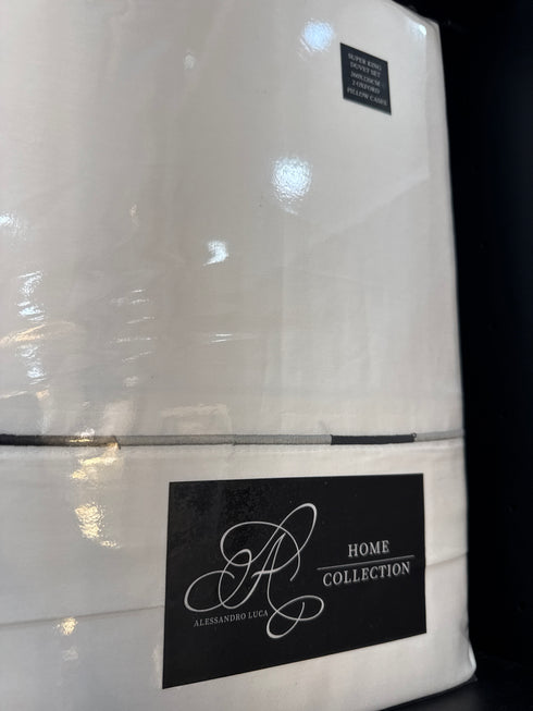 Patrice Grey Duvet Set