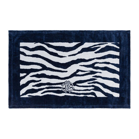 Zeb Bath Mat Blue