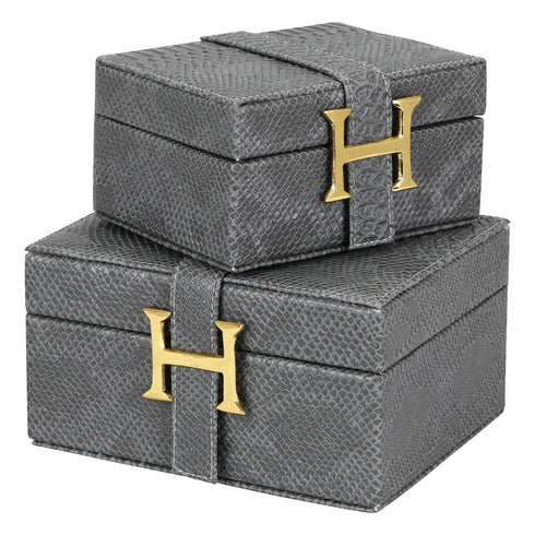 Grey Croc Box Set H
