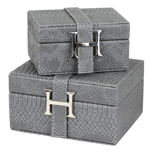 Grey Croc Box Set H