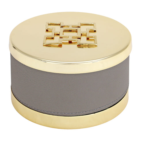 Storage Pot - Geo Gold