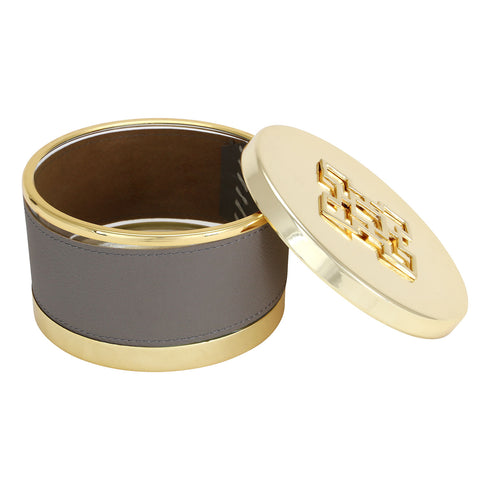 Storage Pot - Geo Gold