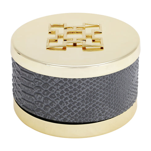 Storage Pot - Geo Gold