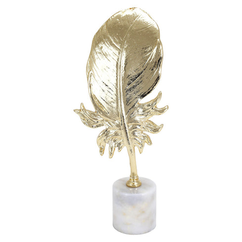 Feather With White Marble