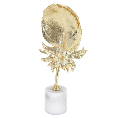 Feather With White Marble