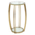 Scarlett Gold & Glass Side Table