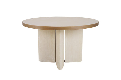 Floren Round 4-5 Seater Dining Table - Antique White