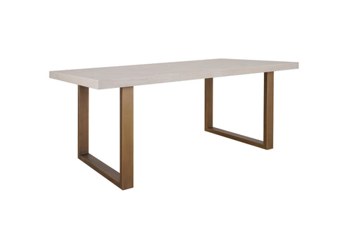 Felicity 6 Seater Dining Table - Grey White
