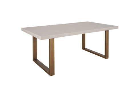 Felicity 6 Seater Dining Table - Grey White