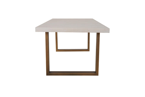 Felicity 6 Seater Dining Table - Grey White