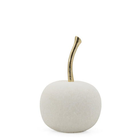 White Apple Ornament