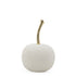 White Apple Ornament