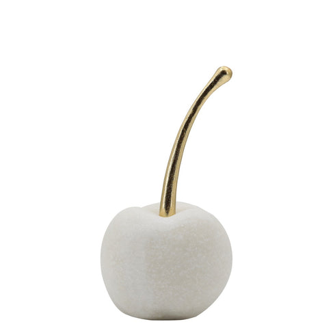 White Apple Ornament