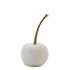 White Apple Ornament