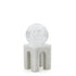 White Abstract Ball Ornament